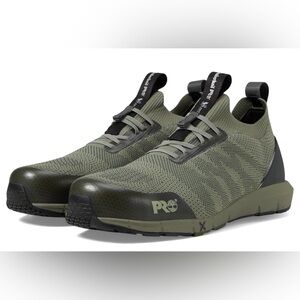 Men's Timberland Pro Composite Toe Metal Free Slip-On Shoes Size 8W